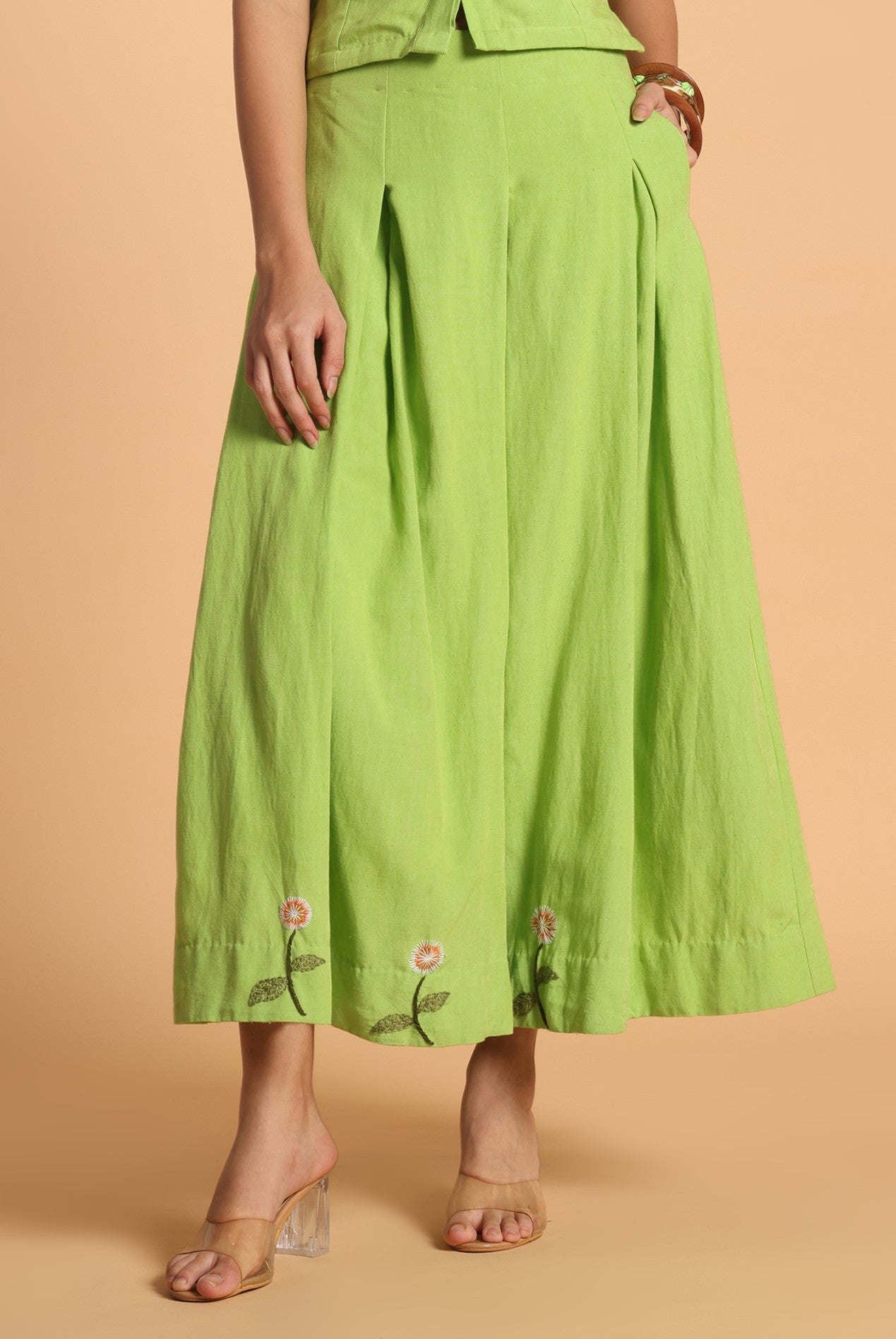 KADAMBA EMBROIDERED SKIRT