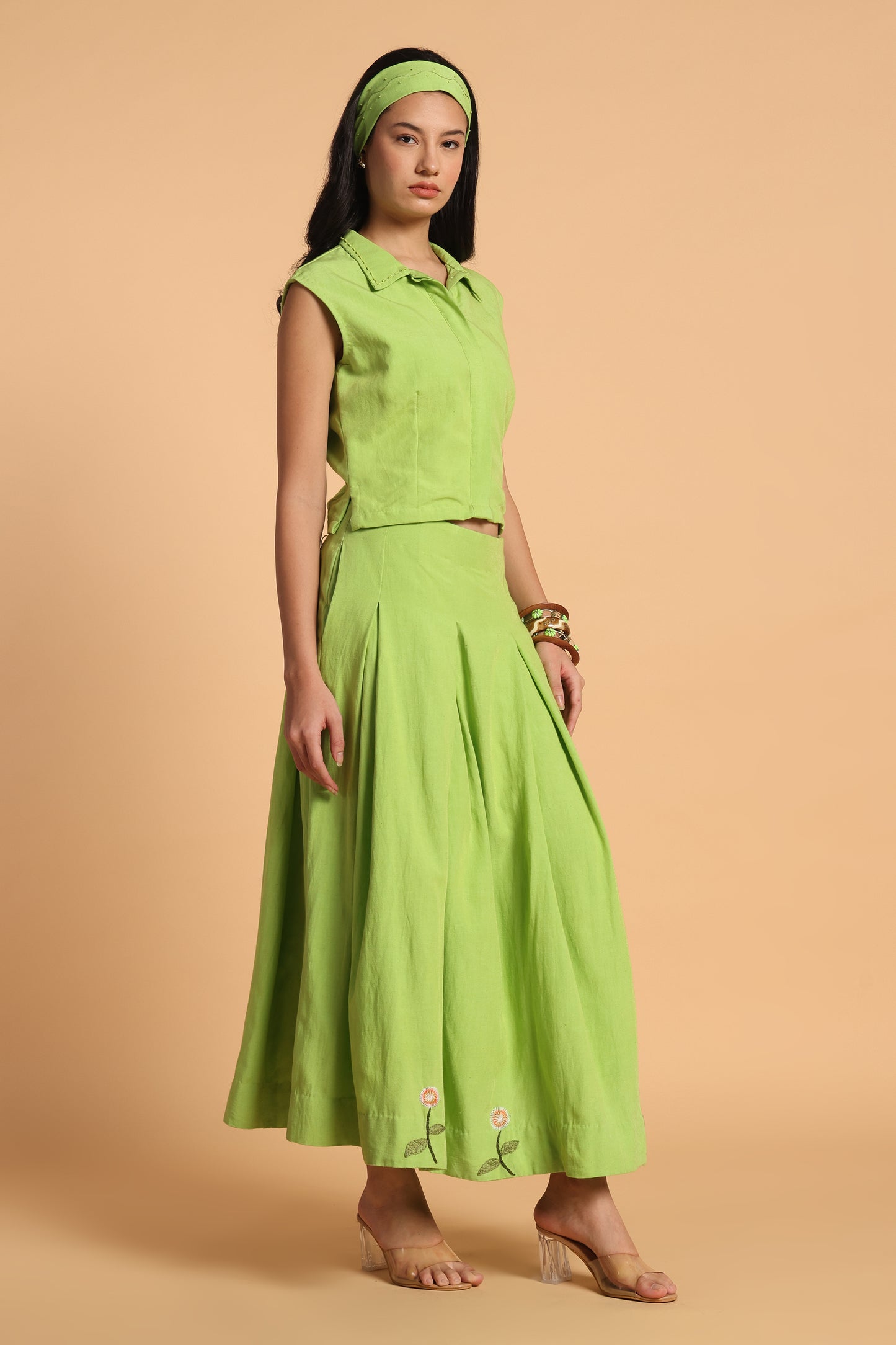 KADAMBA EMBROIDERED  CO ORD SET