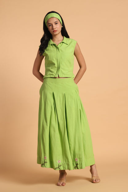 KADAMBA EMBROIDERED  CO ORD SET