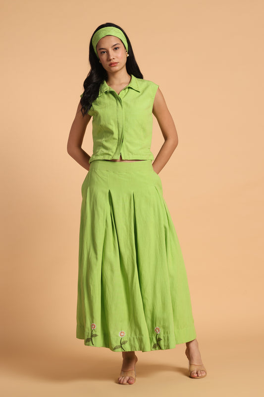 KADAMBA EMBROIDERED  CO ORD SET