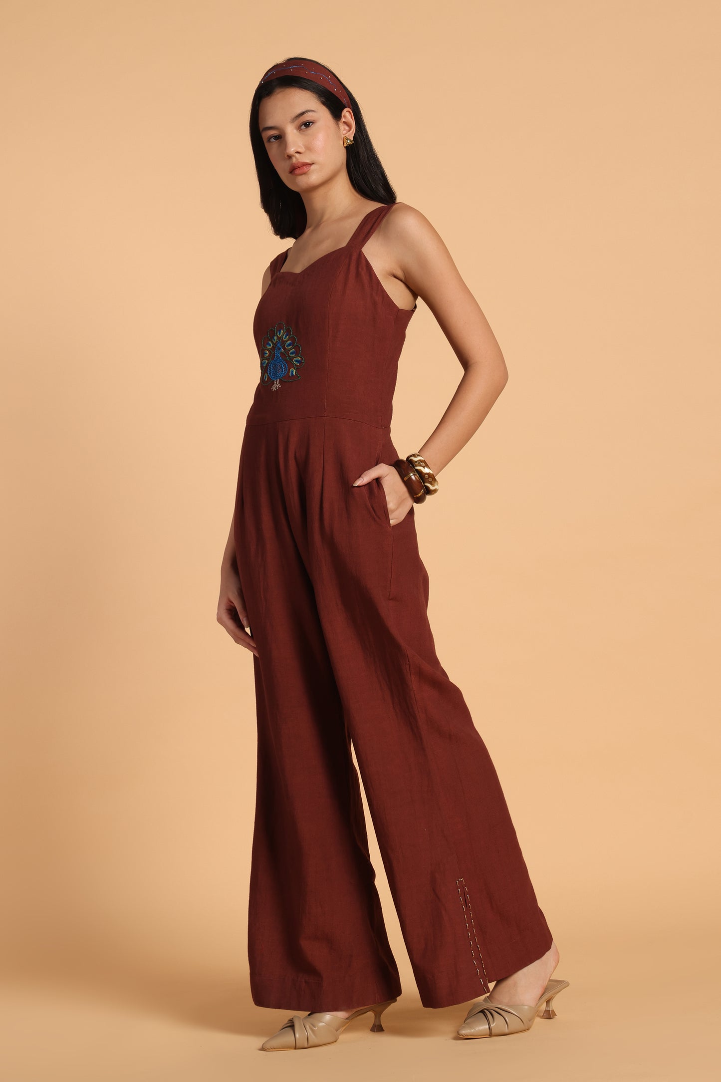 MOR EMBROIDERED JUMPSUIT