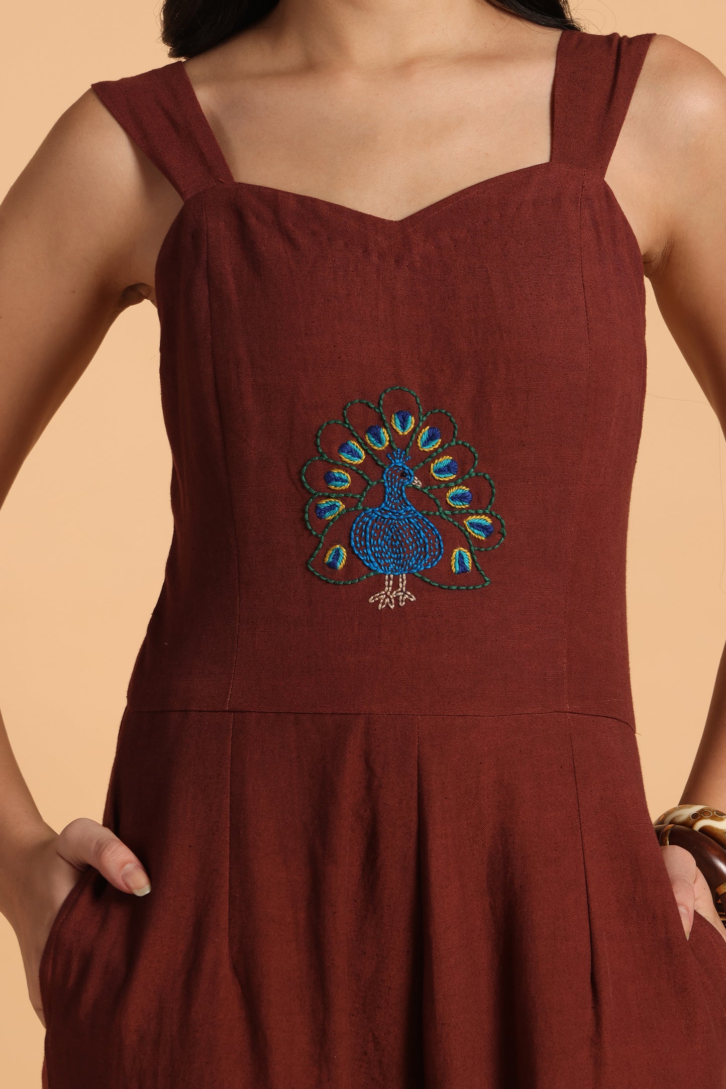 MOR EMBROIDERED JUMPSUIT