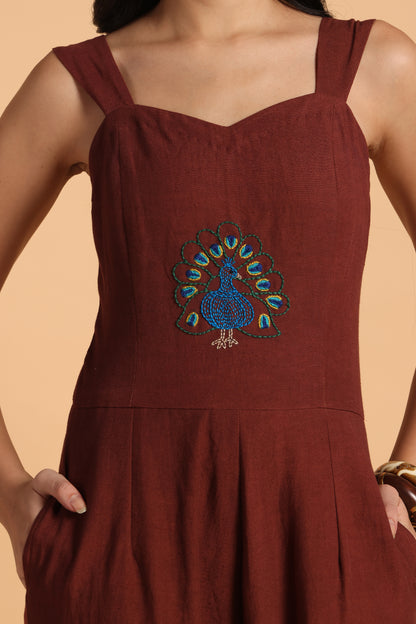 MOR EMBROIDERED JUMPSUIT