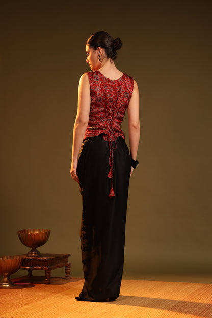 NOOR WAISTCOAT BLOUSE