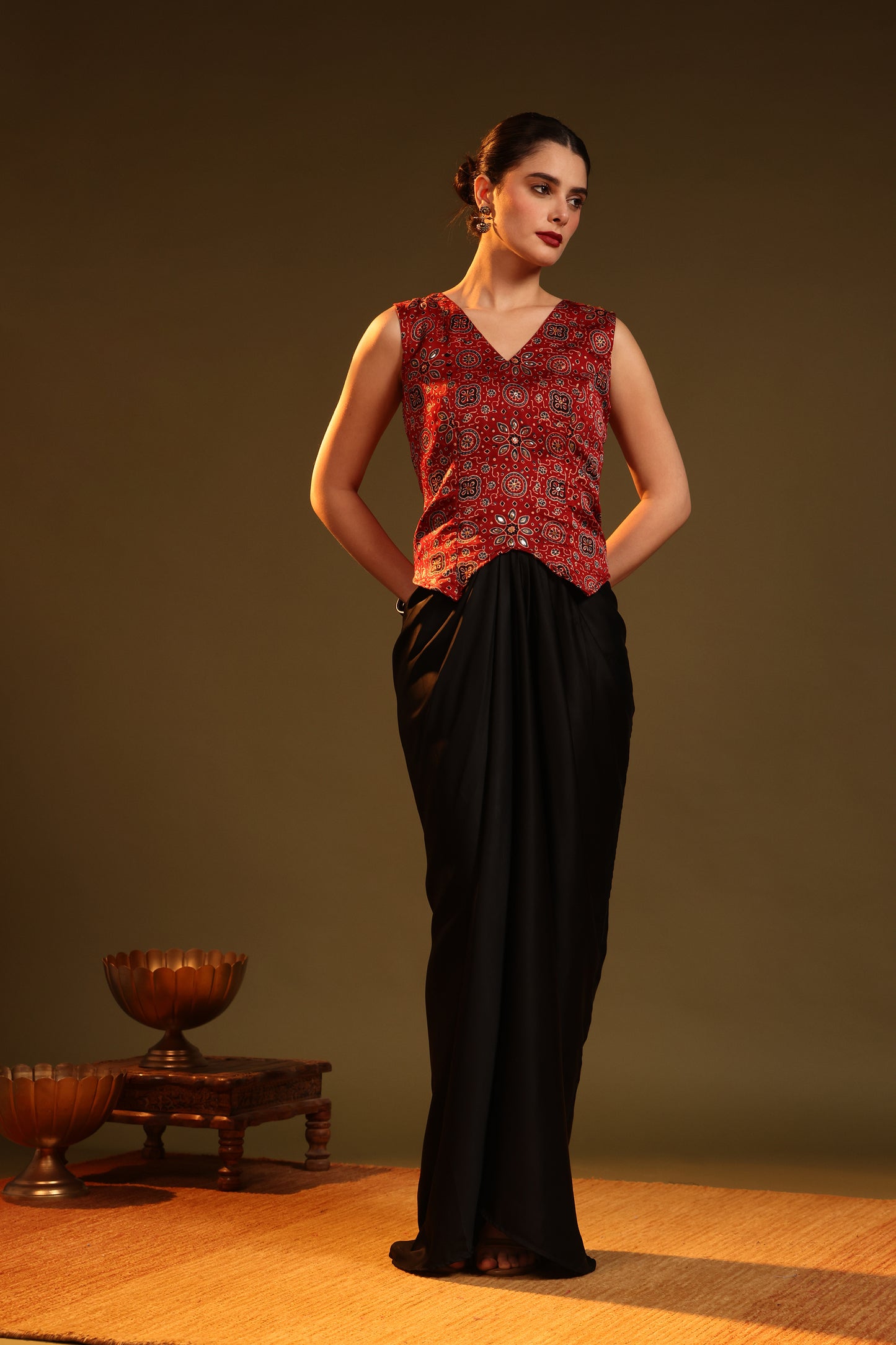 NOOR WAISTCOAT BLOUSE