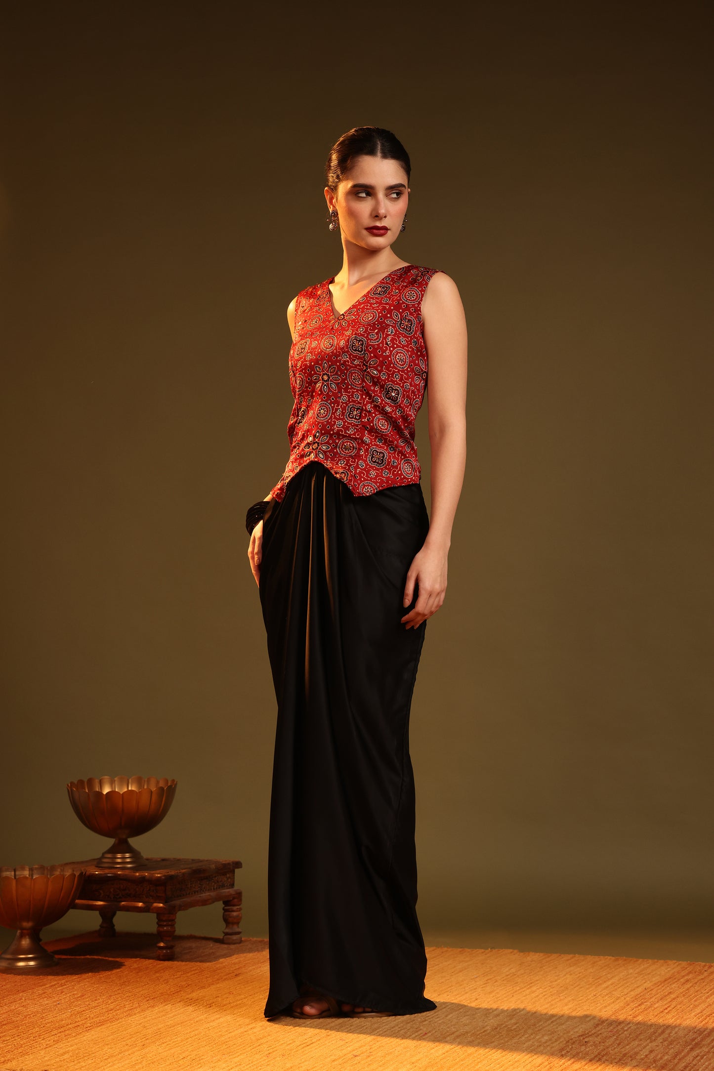 NOOR WAISTCOAT BLOUSE