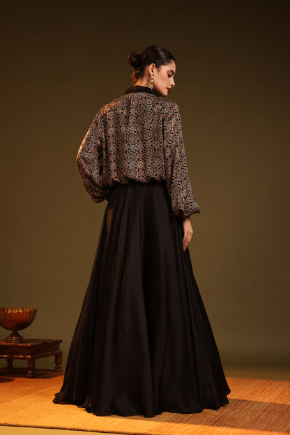 CHANDNI AJRAKH SHIRT