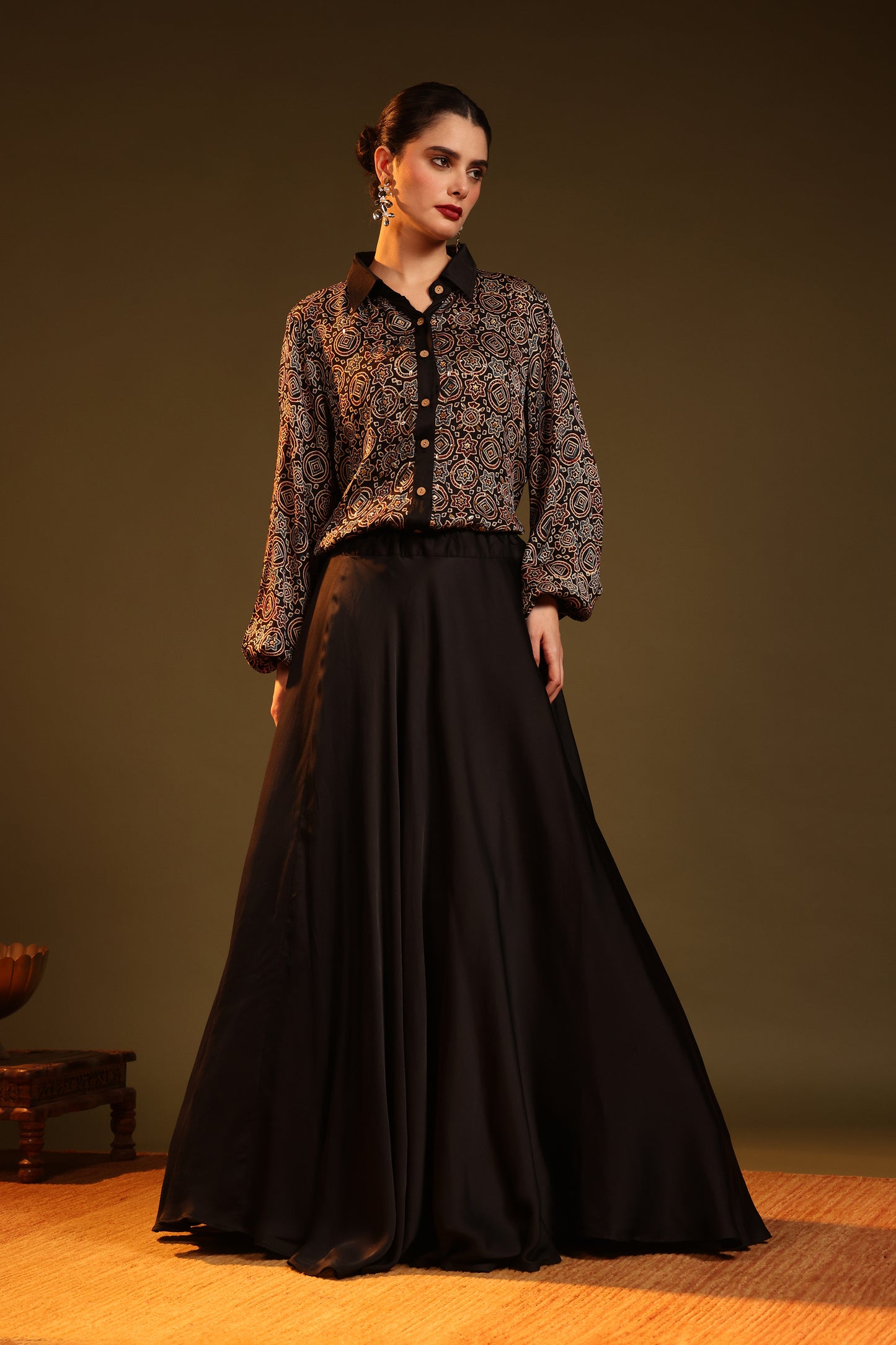 CHANDNI AJRAKH SHIRT