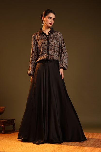 CHANDNI AJRAKH SHIRT