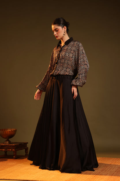 CHANDNI AJRAKH SHIRT