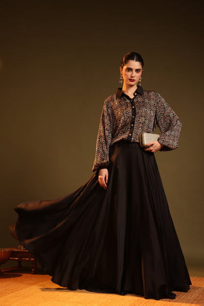 CHANDNI AJRAKH SHIRT