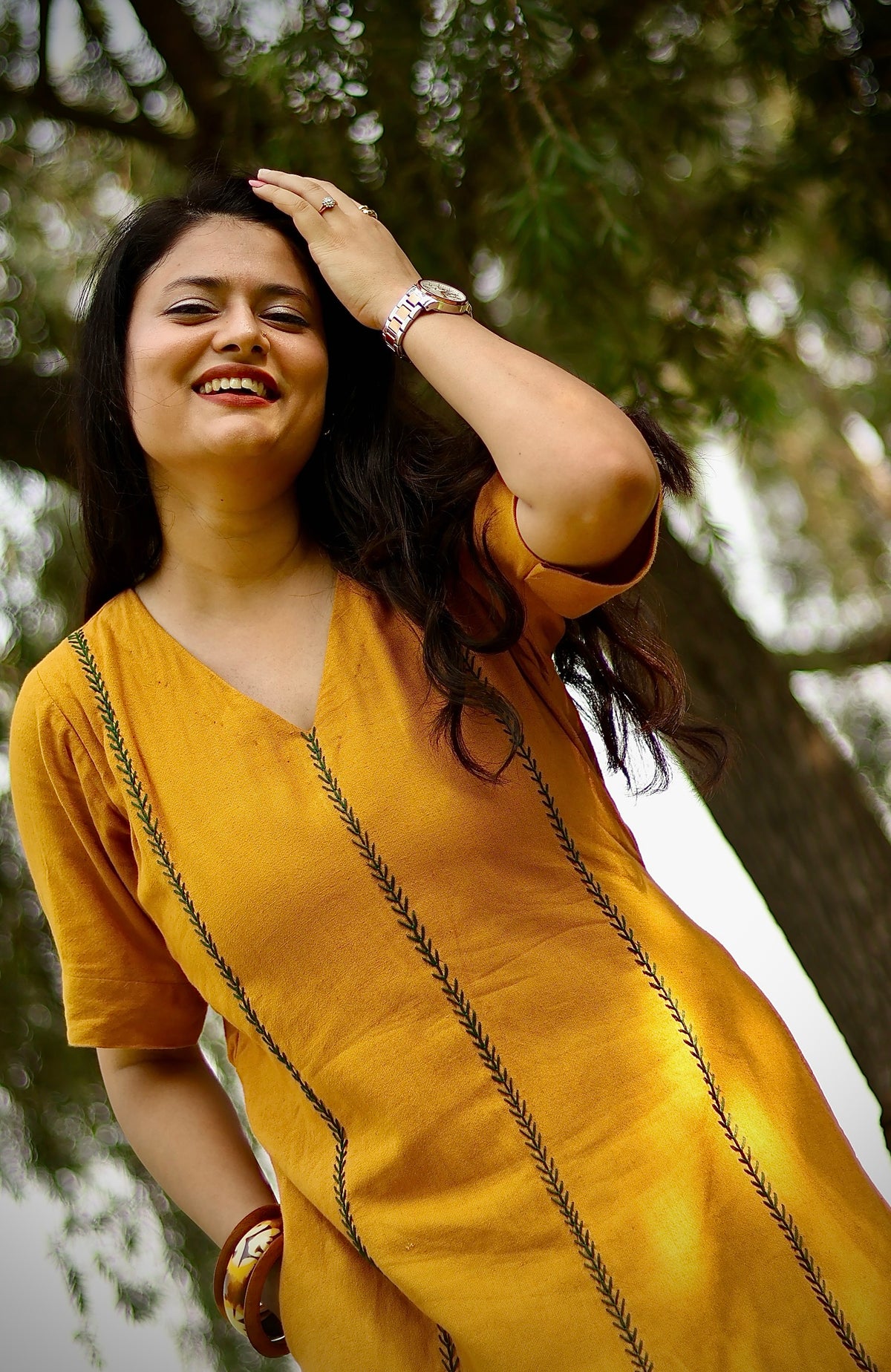 Mustard Yellow Dress