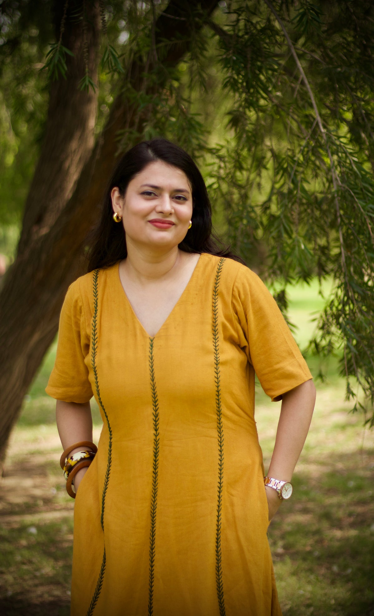 Mustard Yellow Dress